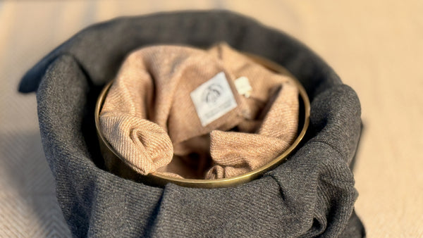 Cashmere Liner/Bags for Himalayan Singing Bowls